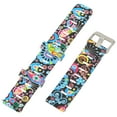thumbnail image 4 of M Buder Silicone Band Compatible for Amazfit GTR 3 / GTR 2 / Bip S / Bip U, 20mm Replacement Elastic Sport Strap Bracelet, Peacock Pattern (Unisex), 4 of 9