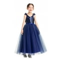 thumbnail image 3 of Ekidsbridal Sequins Off the Shoulder Flower Girl Dresses Communion Baptism Evening Formal Party Gown 322 10, 3 of 6