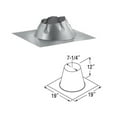 thumbnail image 2 of M & G Duravent 5DT-FF 5 Inch  Dura Vent Duratech Flashing  Flat Roof  Galvanized  Storm Collar Not Included, 2 of 2