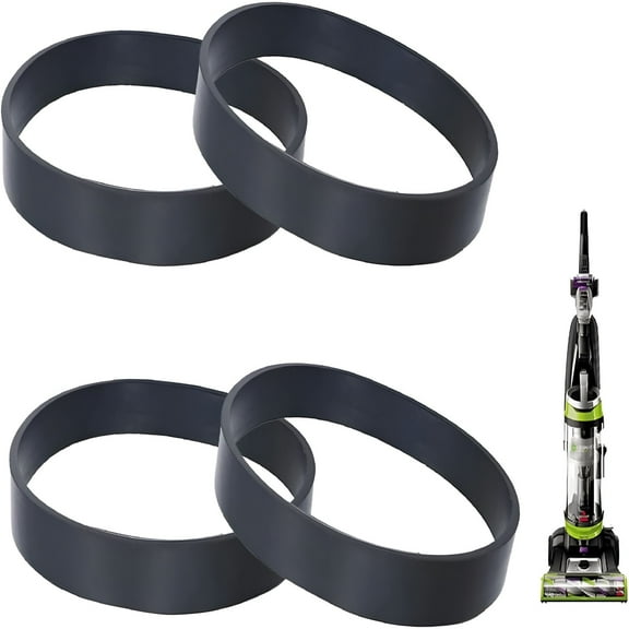 ZEPARO Replacement Belts for Powerlifter/CleanView Swivel Rewind Pet Vacuum,Pack of 4
