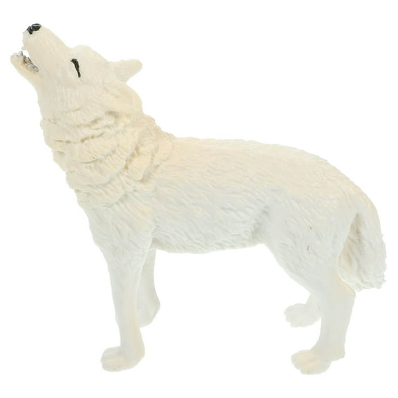 WRISTBIQUE 1Set Animal Model Wolf Figurine For Childrens Home Decoration