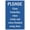 Warning Sign 4, variant on Please Close The Gate Behind You Reflective Aluminum Sign - 8"x12", Rust Free, Weather Resistant, Waterproof, Easy To Mount - Home, Farm, Office Park, Secure Premises