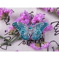thumbnail image 5 of Empress Monarch Winged Butterfly Crystal Rhinestone Brooch Pin, 5 of 5