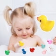 thumbnail image 3 of 50Pcs Mini Resin Duck Toy Colorful Small Duck Ornament Tiny Animal Figurine Miniature Statue Desktop Decoration Birthday Festival Christmas Gift -Multicolor, 3 of 8