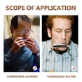 thumbnail image 4 of MasteelfCA Support de Cou pour Harmonica Débutant, Support d'Orgue Réglable, Support de Harpe Harmonica Noir, 4 of 8