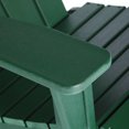 thumbnail image 5 of FADINGFREE Outdoor Patio Rocking Chair, All-Weather HDPE Patio Rocker with Wide Armrests for Porch, Lawn & Garden, Dark Green, 5 of 9