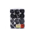 thumbnail image 2 of Home Halloween Hanging Ornaments, 24 PCS Christmas Balls Ornaments, Pre-Strung Plastic Balls, Shatterproof Barrel Packed Balls for Holiday Party Wreath Tabletop Tree Decorations, 1.18 Inch, Black, 2 of 9