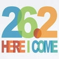 thumbnail image 2 of CafePress - 26.2 Here I Come Body Suit - Baby Light Bodysuit, Size Newborn - 24 Months, 2 of 4