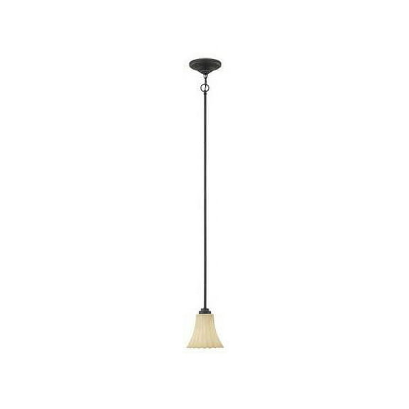 Designers Fountain 82530-BNB 1 Light Ikebana Collection Pendant - Chain and Multiple Stems Included, Burnished Bronze