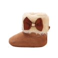 thumbnail image 2 of Infant Booties,Fashion Boots for Baby - Refined Casual Dress Boots with Bow Accent, Streamlined Profile Fashion Booties, Streamlined Profile Everyday Boots, Everyday Casual Footwear for Fall Winter, 2 of 9
