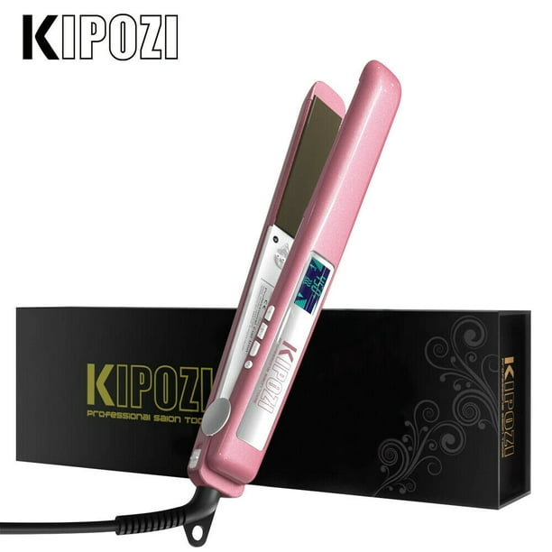 KIPOZI Flat Iron Hair Straighteners 2 in 1 Straightens & Curls Adjustable Temp