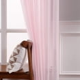 thumbnail image 5 of Experimente el placer de los paneles de voile y las cortinas transparentes con textura de lino para una sensación aireada y lujosa en su espacio habitable., 5 of 5