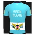 thumbnail image 2 of Virgin Islands - US Full Zipper Bike Short Sleeve Cycling Jersey  for Women - Size M, 2 of 4