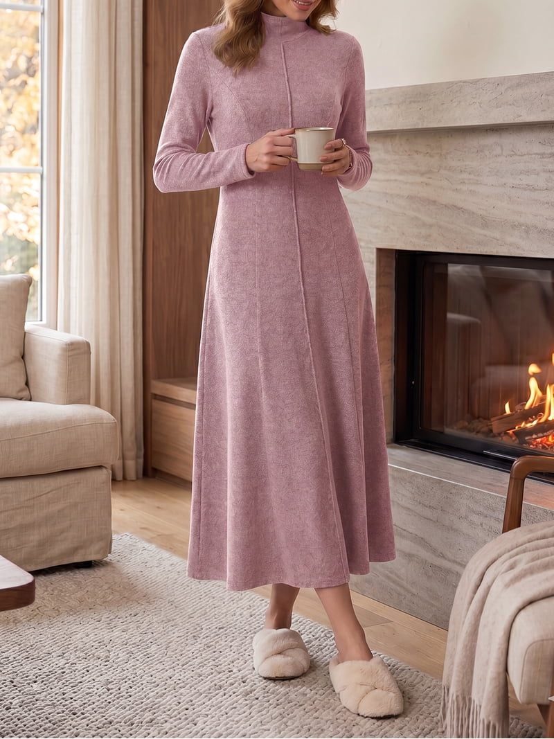 mock neck casual dress Amazon.com: KAJXZ Long Sleeve Mock Neck Dress for Women Bodycon Mini Dresses  Casual Basic Party Club Fashion Clothes Elegant Formal Wear Army Green :  Clothing, Shoes & Jewelry