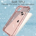 thumbnail image 2 of Allytech Case for iPhone 14 Case Glitter, Thin Slim Fit Soft TPU Sparkly Clear Glitter Shiny Bling Anti-Scratch Shockproof Protective Phone Cases for Women Girls, Pink, 2 of 5