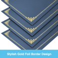 thumbnail image 2 of Soportes para certificados SUNEE, azul marino, 30 paquetes, 8.5 x 11 pulgadas, 2 of 6
