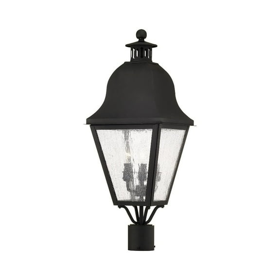 Livex Lighting Amwell Outdoor Post Head in Black