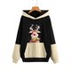 thumbnail image 4 of Pntutb Mujer Moda Casual Navidad Impreso Blusa de manga larga Bolsillo Pullover tops Sudaderas con capucha Pntutb Pntutb-7371, 4 of 6
