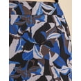 thumbnail image 5 of Moomaya Printed Layered Skirt For Women, Elastic Waist, Tiered Chiffon Midi Skirt, 5 of 8