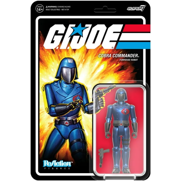 Super7 - G.I. Joe - ReAction Figures Wave 7 - Cobra Commander (Funhouse Robot)