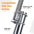 thumbnail image 4 of Soporte de poste para Starlink V2, adaptador de antena Starlink para montaje en poste con kit de soporte de abrazadera de poste con perno en U, TV de acero resistente, 4 of 4