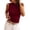 Deep Red, variant on Stichou Women's Sleeveless Tops Ribbed Mock Neck Tank Top Slim Fitted Ruched Basic Layering Shirts 2026 Summer Spring Going Out Y2k Clothes White L