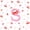 White Pink S, variant on meiyoeat Cute Cherry Letter E Zipper Twin Comforter Sets with Fitted Sheet and 2 Pillowcases for Girls, Bowknot Fruit Zipper Bedding Set for Kids, Pink, Pink Reversible, 4pcs