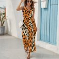 thumbnail image 6 of Leopard Print Pattern King Size Sleeveless Dress Dresses Summer Women Dresses Clothing Woman Dresses Dress, 6 of 7