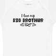 thumbnail image 4 of Inktastic I Love My Big Brother with Hearts Boys or Girls Baby Bodysuit, 4 of 5