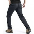 thumbnail image 4 of Youmylove Mens Cargo Pants Elastic Waistband Zipper Pockets Hiking Tactical Pants Fashion Casual Cargo Pants For Men Lightweight Work Outdoor Trousers, 4 of 9