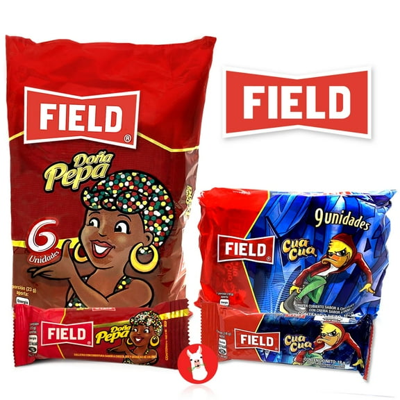 Field 6 Galletas Dona Pepa y 9 Cua Cua Peruano | Peruvian Dona pepa Cookies & Cua Cua Combo