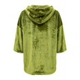 thumbnail image 5 of Oversized Sweatshirts for Women - 2026 Fall Winter Outfits Casual 3/4 Sleeve V Neck Comfort Hoodie Pullover, 5 of 5