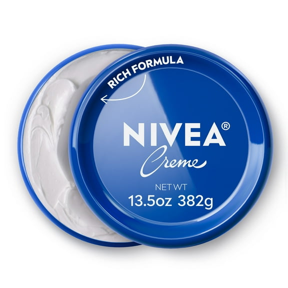 NIVEA Creme Body, Face and Hand Moisturizing Cream, Provitamin B5, Daily Moisturizer, 13.5 oz