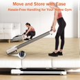 thumbnail image 4 of Dpforest Walking Pad, 35.43"*15.75" Walking Area, 1.5HP Under Desk Folding Treadmill with 198LBS Capacity for Home and Office Use(White), 4 of 5