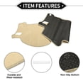thumbnail image 4 of Unique Bargains Dash Cover Compatible for Subaru Outback 2005-2009, Non-Slip Polyester Silicone  Center Console Dashboard Cover Pad Carpet Beige, 4 of 6