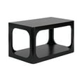 thumbnail image 3 of Kate and Laurel Dahl Modern Wood Floating Side Table, 18 x 10 x 10, Black, Contemporary Wooden Floating Nightstand for Use as Living Room End Table or Over-the-Toilet Storage Shelf, 3 of 9