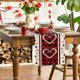 thumbnail image 3 of Camino de mesa Mode Buffalo Plaid Love Hearts para San Valentín, decoración de mesa de comedor de temporada para fiestas en interiores, 33 x 183 cm, 3 of 5