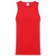 thumbnail image 1 of AWDis Just Cool - Camiseta sin mangas / tirantes de deporte con franjas laterales Hombre/ Caballero - Playa/Piscina (Rojo fuego/ Blanco polar), 1 of 2