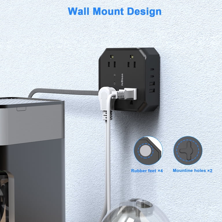 JcBlaon 12-in-1 Power Strip with USB Charging Ports photo 2