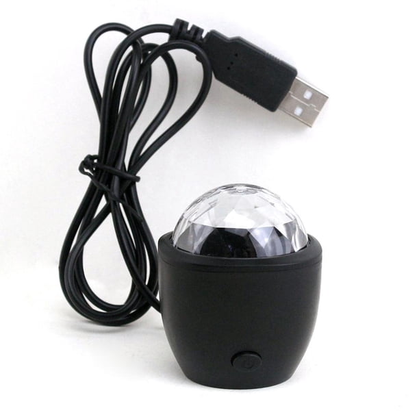 Kuymtek Lámpara LED Mágica USB Disco Bar Fiesta Música Escenario Proyector Luces