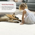 thumbnail image 5 of nuLOOM Nia SuperiorWash Tile Faux Rabbit Machine Washable Area Rug, 2' x 3', Nia White, 5 of 11