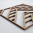 thumbnail image 5 of Ekena Millwork 7 3/8"W x 7 3/8"H x 1/4"T Extra Small Gilcrest Decorative Fretwork Wood Wall Panels, Hickory, 5 of 18