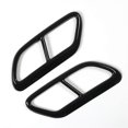 thumbnail image 5 of Black Stainless Steel Pipe Throat Exhaust Outputs Tail Frame Trim Cover for S60 2020 S90 V90 2016-2019 Accessories, 5 of 5