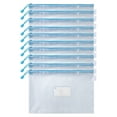 thumbnail image 1 of Clearance! Mesh Zipper Pouch A4 10 Pack Zipper Pouch with Label Pocket Plastic Mesh Zipper Pouch Large Mesh Zipper Pouch Mesh Zipper Pouch Large Zipper Pouch Bags Board Game Storage A Multi-Color, 1 of 9