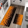 thumbnail image 5 of Halloweeen Kitchen Rugs and Mats Set of 2, Halloweeen Bats Kitchen Mat, Seasonal Holiday Cooking Sets Washable Non-Slip Floor Mats for Halloweeen Kitchen Decor - 17x30 and 17x47 Inch, 5 of 5