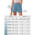 thumbnail image 3 of SHOWMALL Women's Plus Size Summer Shorts, Lightweight Breathable Casual Shorts with Pockets, Ethnic Geometric Stripe 3X Elastic Drawstring Waist High Waisted Lounge Beach Shorts, 3 of 7