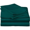 thumbnail image 2 of 4 Piece Luxurious Sheet Set ultra Soft 100% Egyptian Cotton, 800 Thread Count 24 Inch Deep Pocket - (King - Size) Solid Teal Colour, 2 of 4