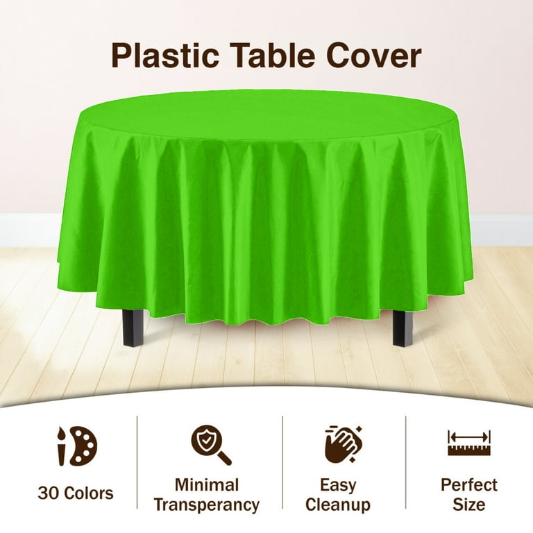 Heavy Duty Round Plastic Tablecloths Matttroy