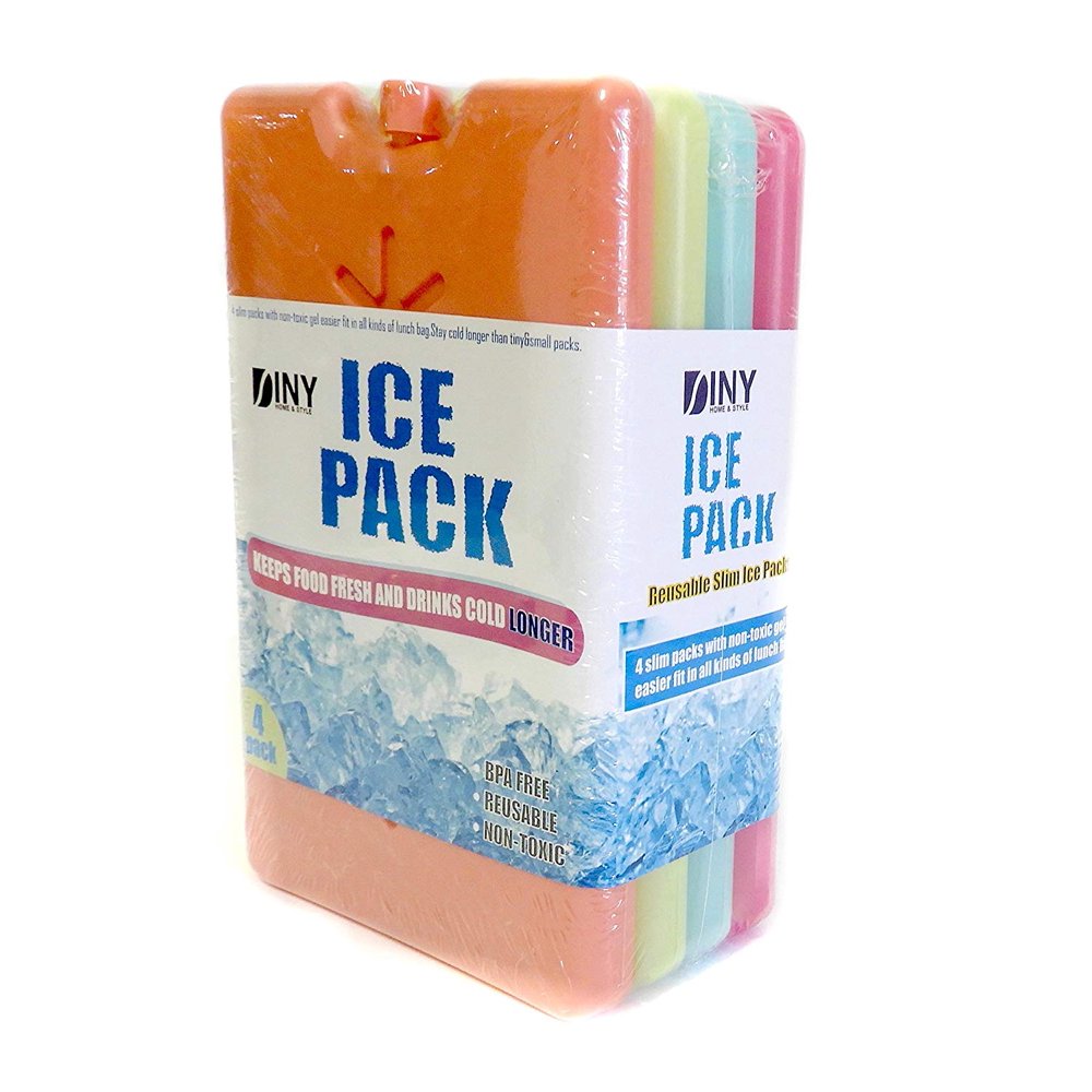 Ice Pack Lunch Box Coolers Chillers Keeps Food Fresh And Drinks Cold