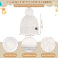 thumbnail image 2 of FZ FANTASTIC ZONE Toddler Kids Winter Hats Touchscreen Gloves Scarfs Set Pompom Beanie Caps Neck Warmer with Fleece for 5-8 Years Old Baby Girls Boys Gifts, Gloves, Red, 2 of 6